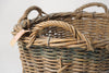 Antique French basket with four handles