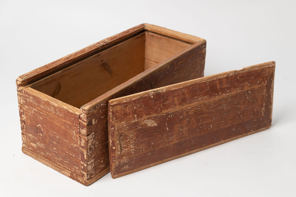 Antique 19th Century Swedish Candle Box