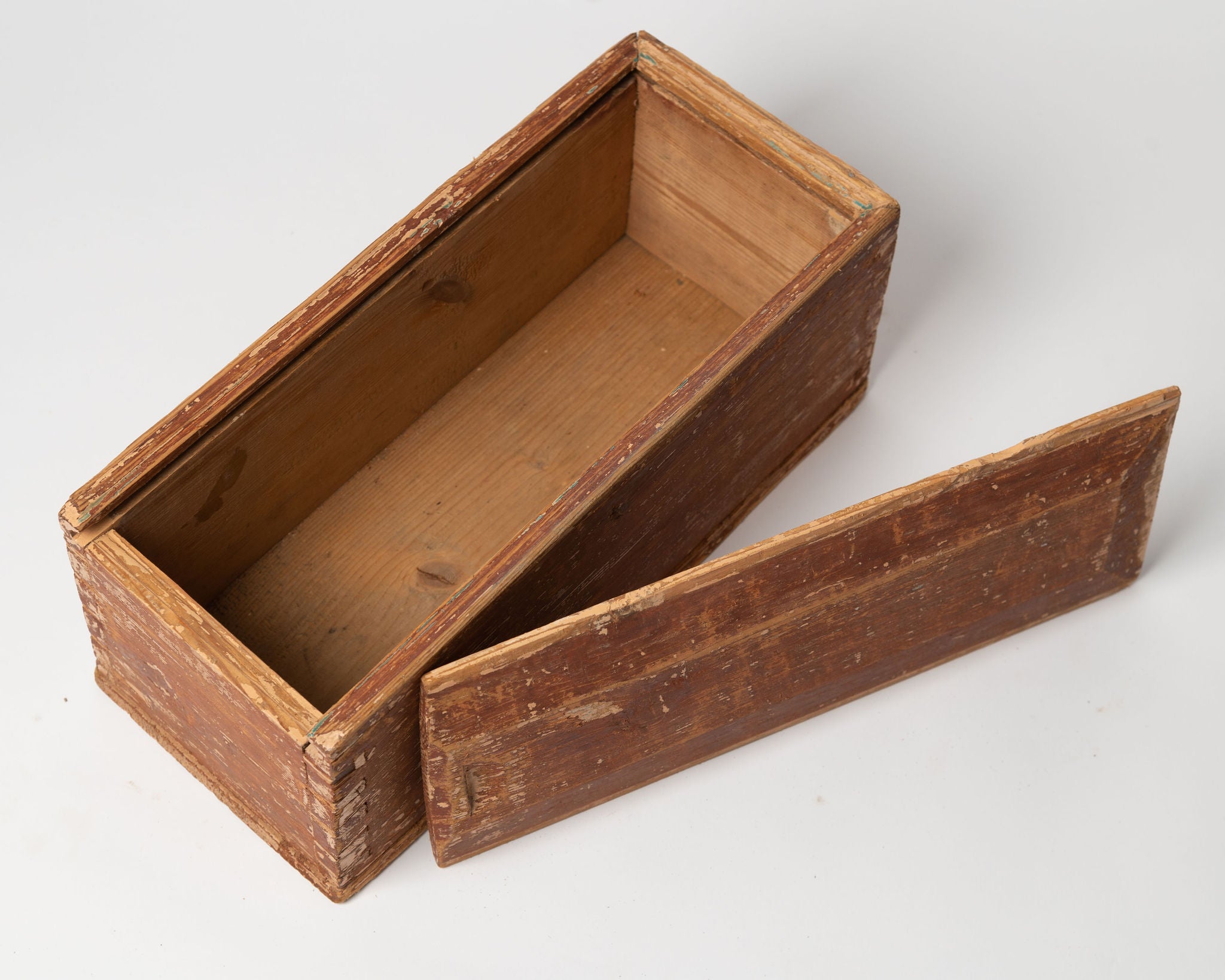 Antique 19th Century Swedish Candle Box