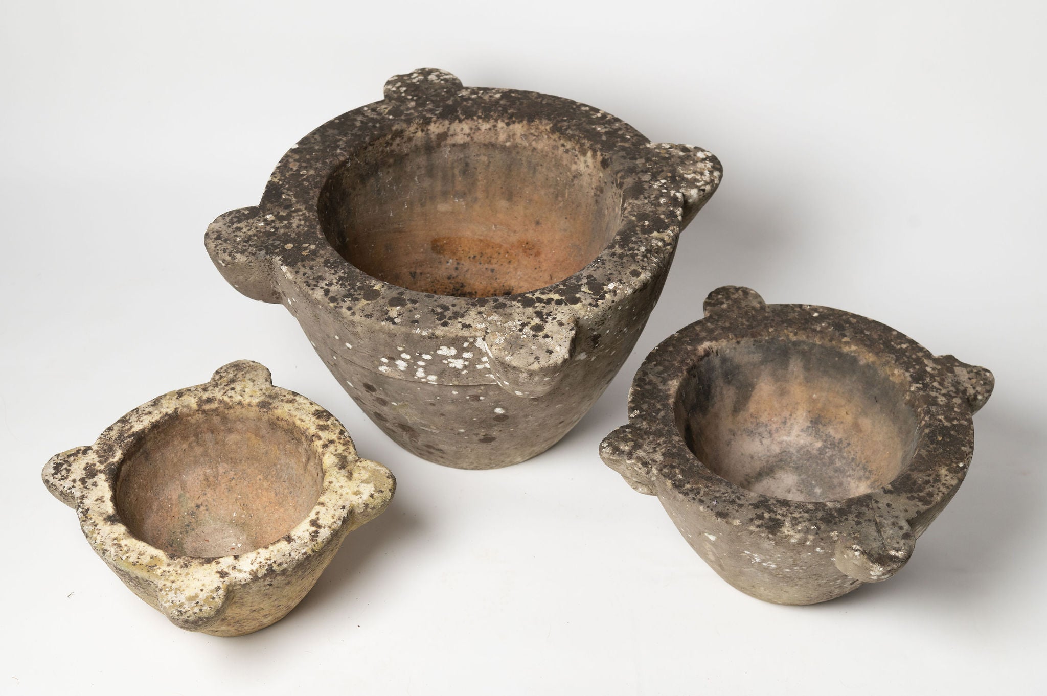 Collection Antique 18th Century French Marble Mortars