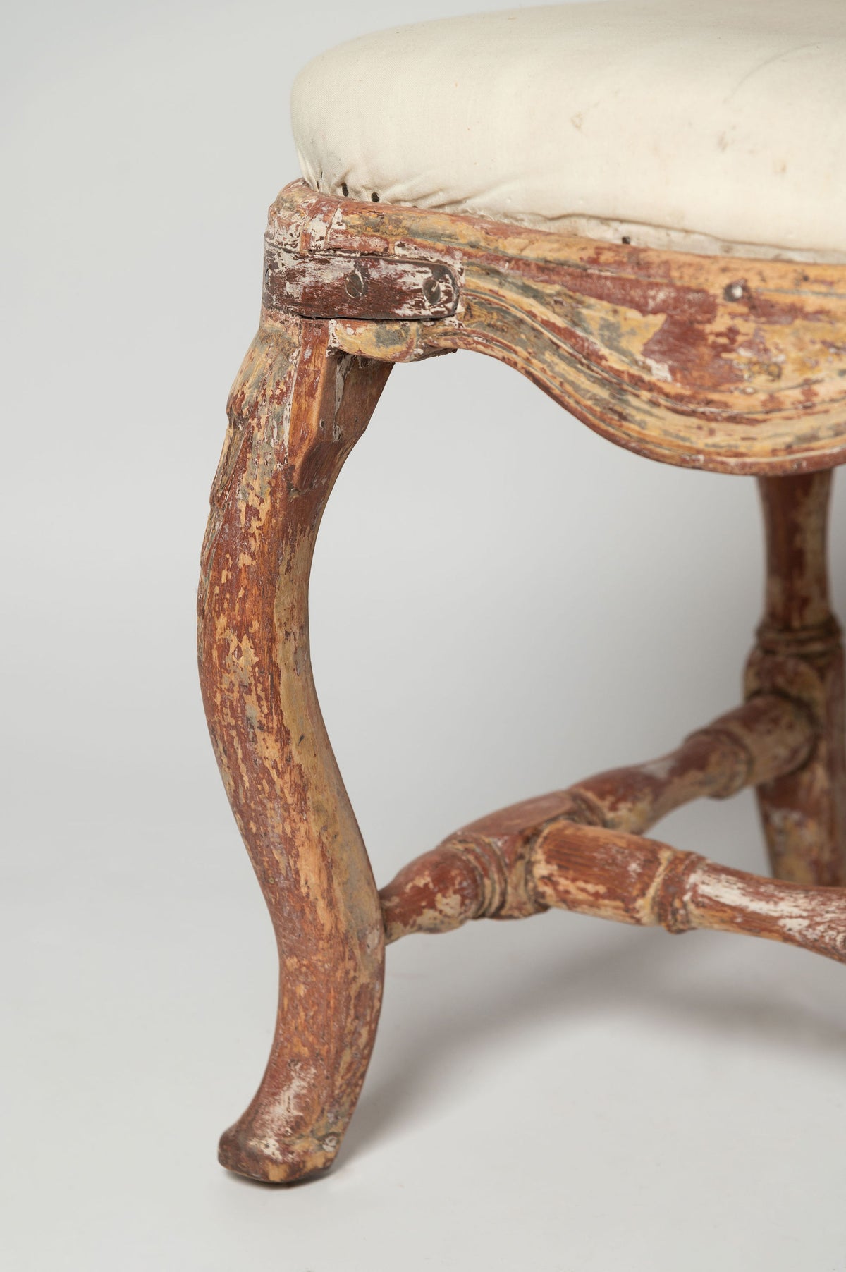 Antique Swedish Rococo Chair with original paint, circa 1780's