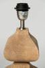 Beautiful handcrafted wooden table lamps with linen shades