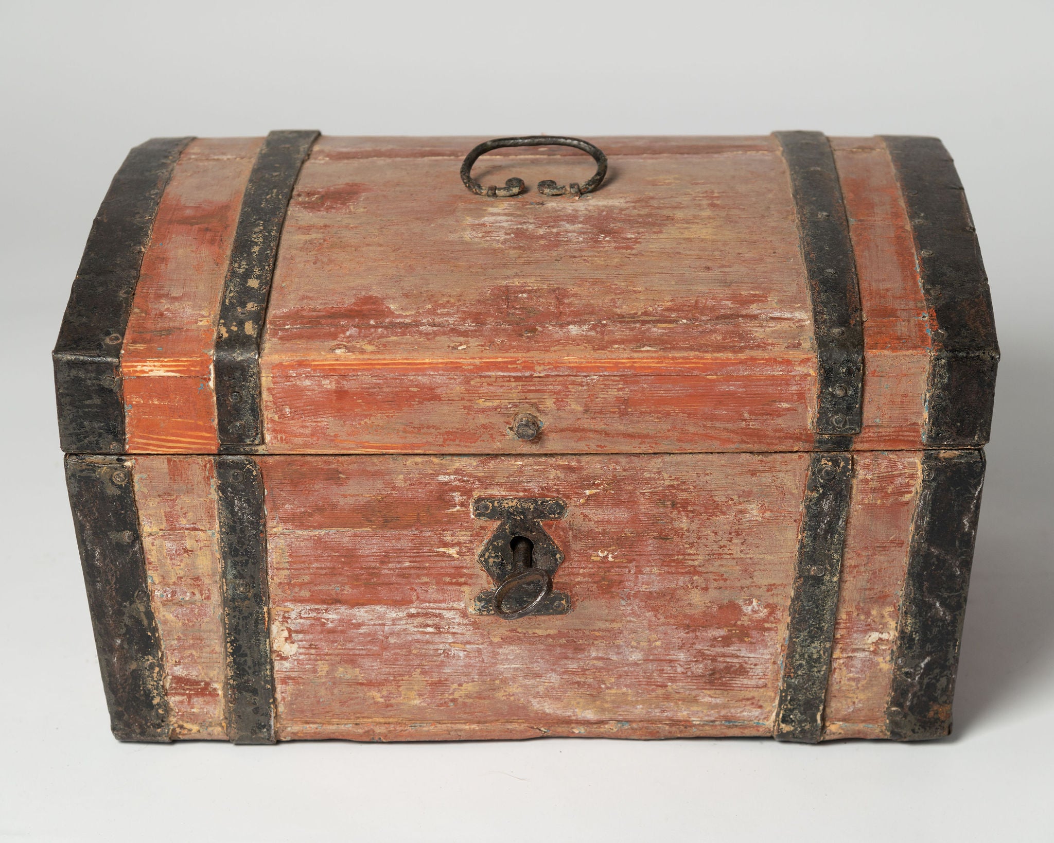 Antique 18th Century Swedish Writing box, original paint