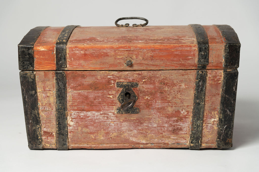 Antique 18th Century Swedish Writing box, original paint