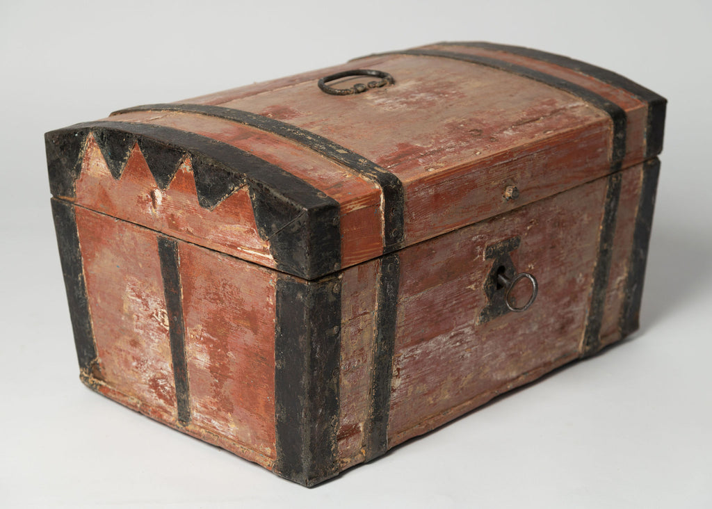 Antique 18th Century Swedish Writing box, original paint