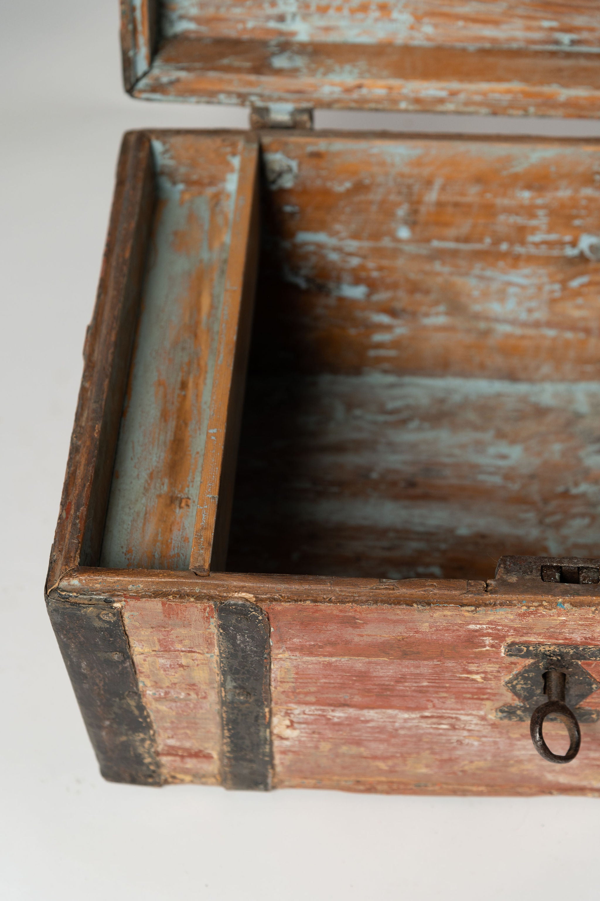 Antique 18th Century Swedish Writing box, original paint