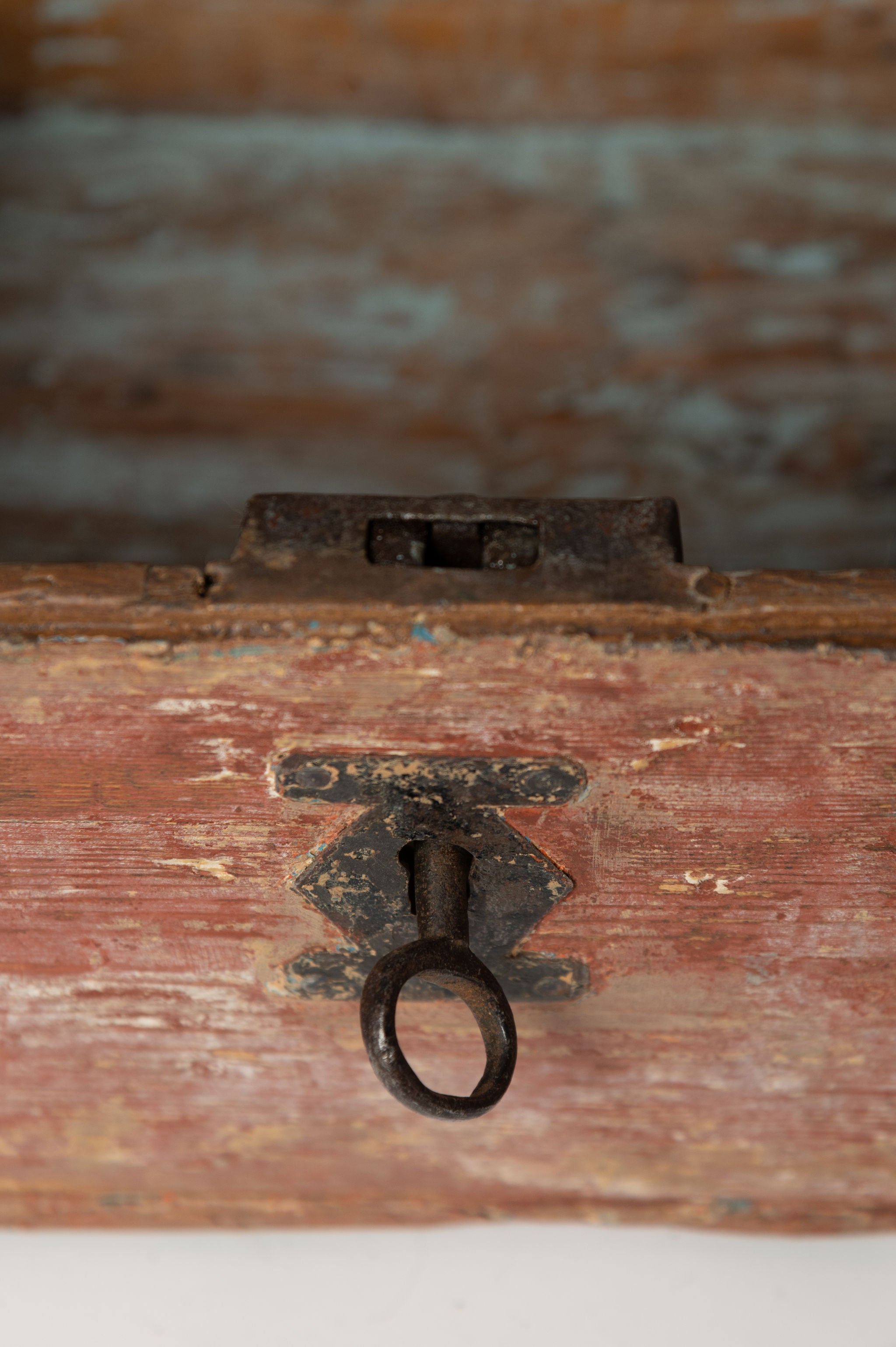 Antique 18th Century Swedish Writing box, original paint