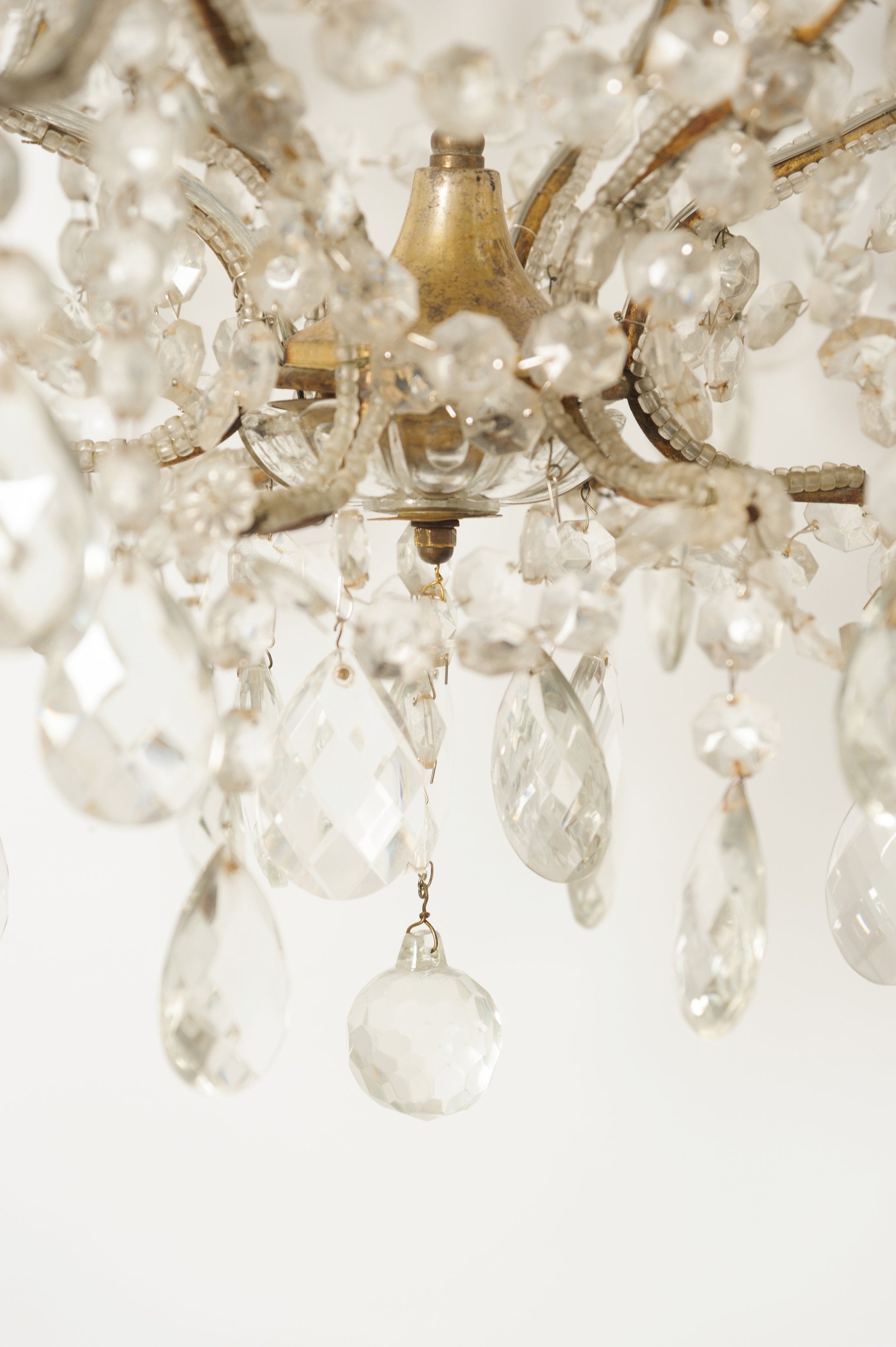 Amazing Antique Italian Crystal Chandelier