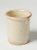 Antique Italian Confit Pot with pink glaze rim