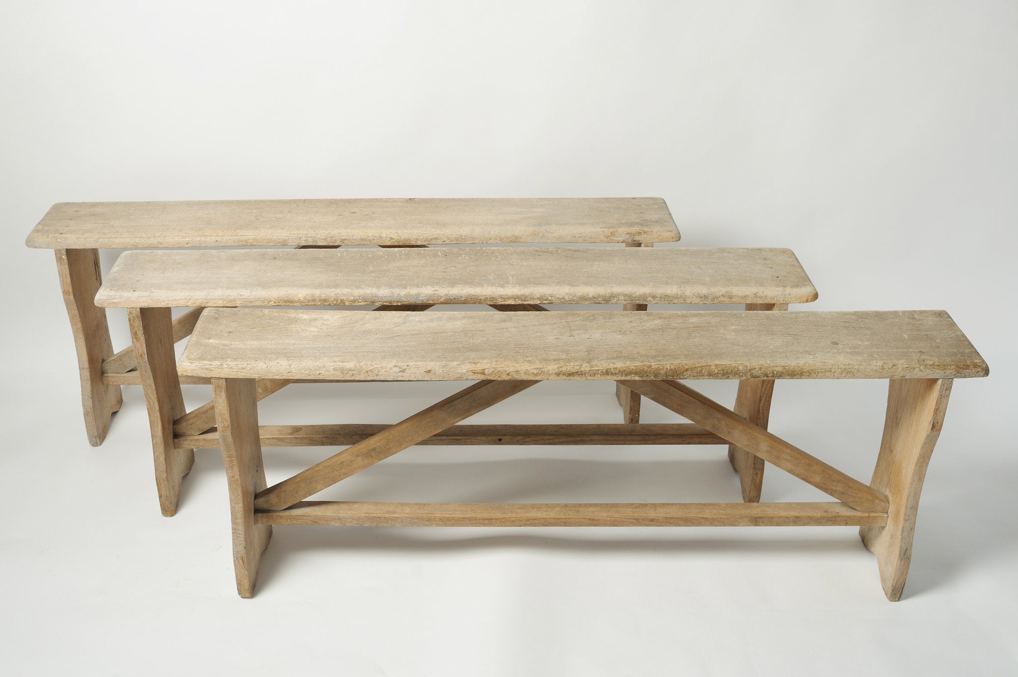 Antique French Rustic Benches – Decorative Antiques UK