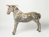 Antique Swedish Dry scraped Wooden Rocking horse