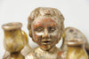 Antique 18th Century Silver Gilt Italian Cherub Putti wall sconce