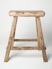 Antique Rustic Elm Stool Number 3