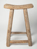 Antique Rustic Elm Stool Number 6