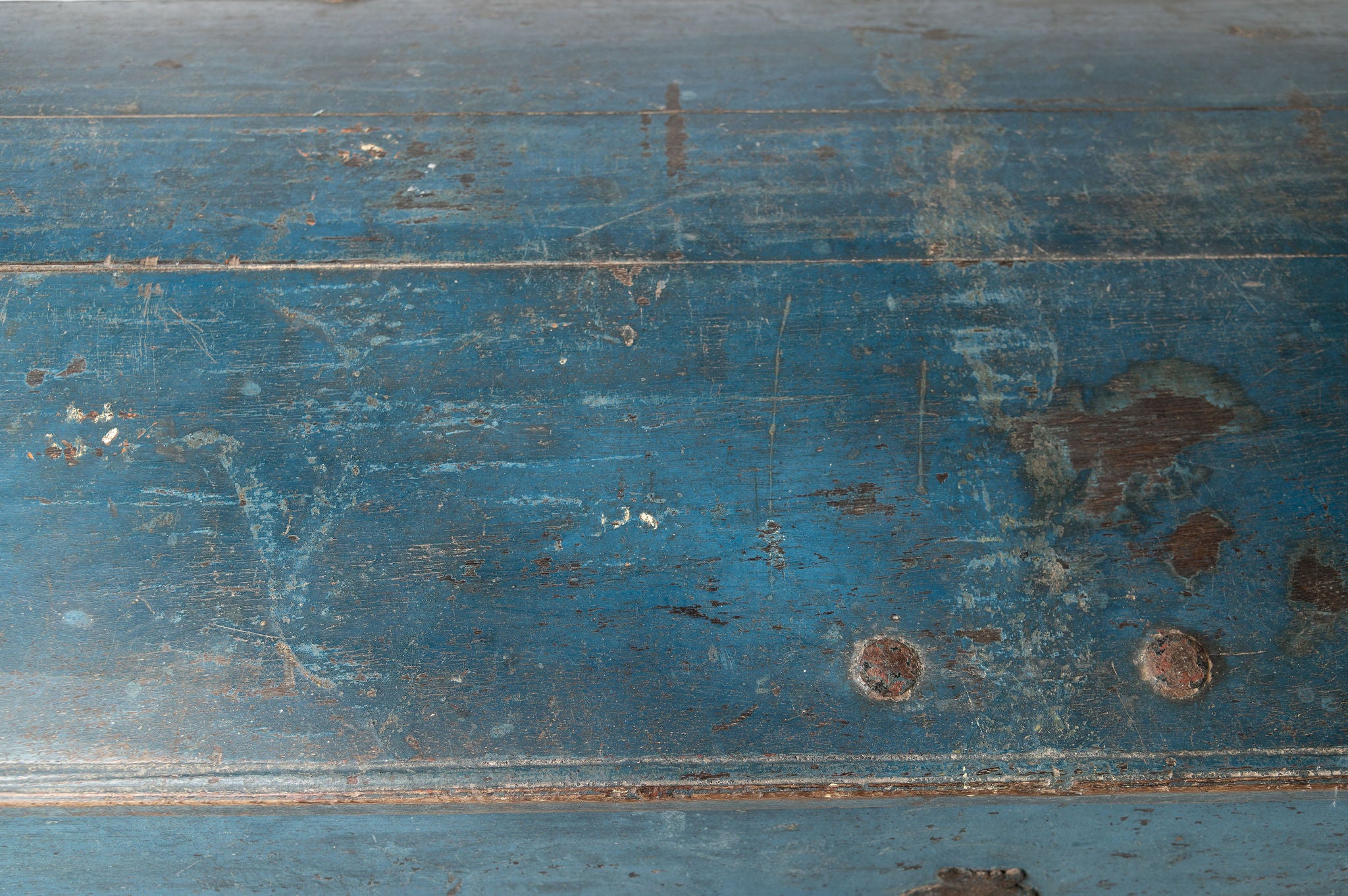 Huge Antique 19th Century Swedish Marriage Trunk