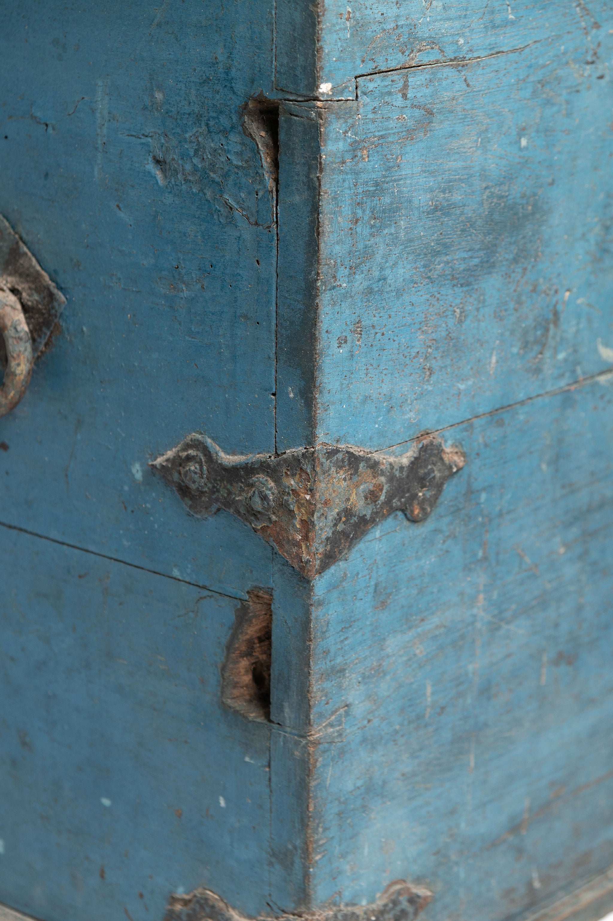 Huge Antique 19th Century Swedish Marriage Trunk