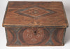 Antique 19th Century Swedish Marriage Chest, dated 1859