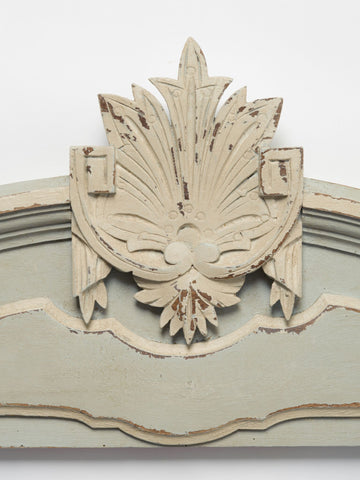 Antique French Painted Pediment