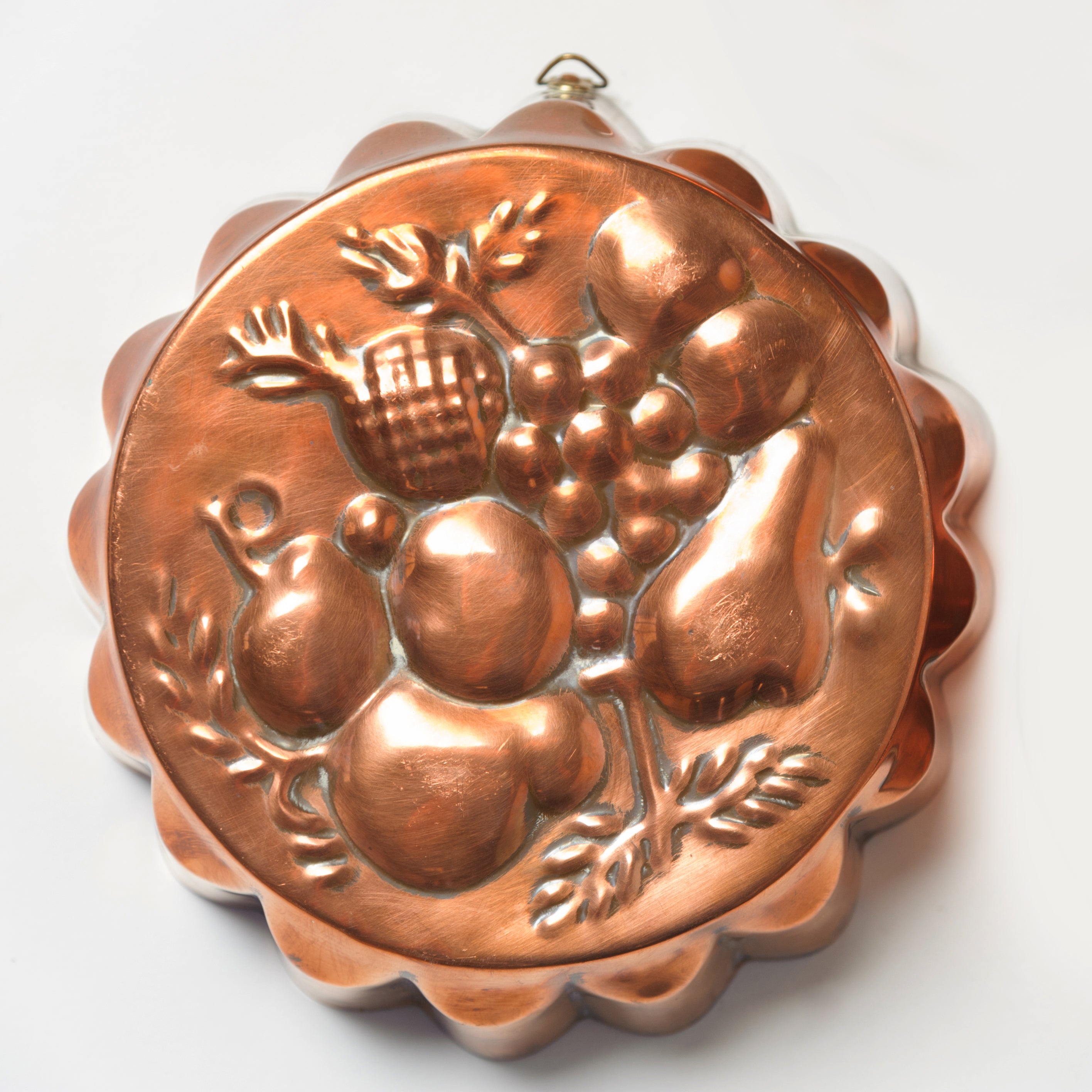 Collection Vintage Copper Pie and Jelly Moulds