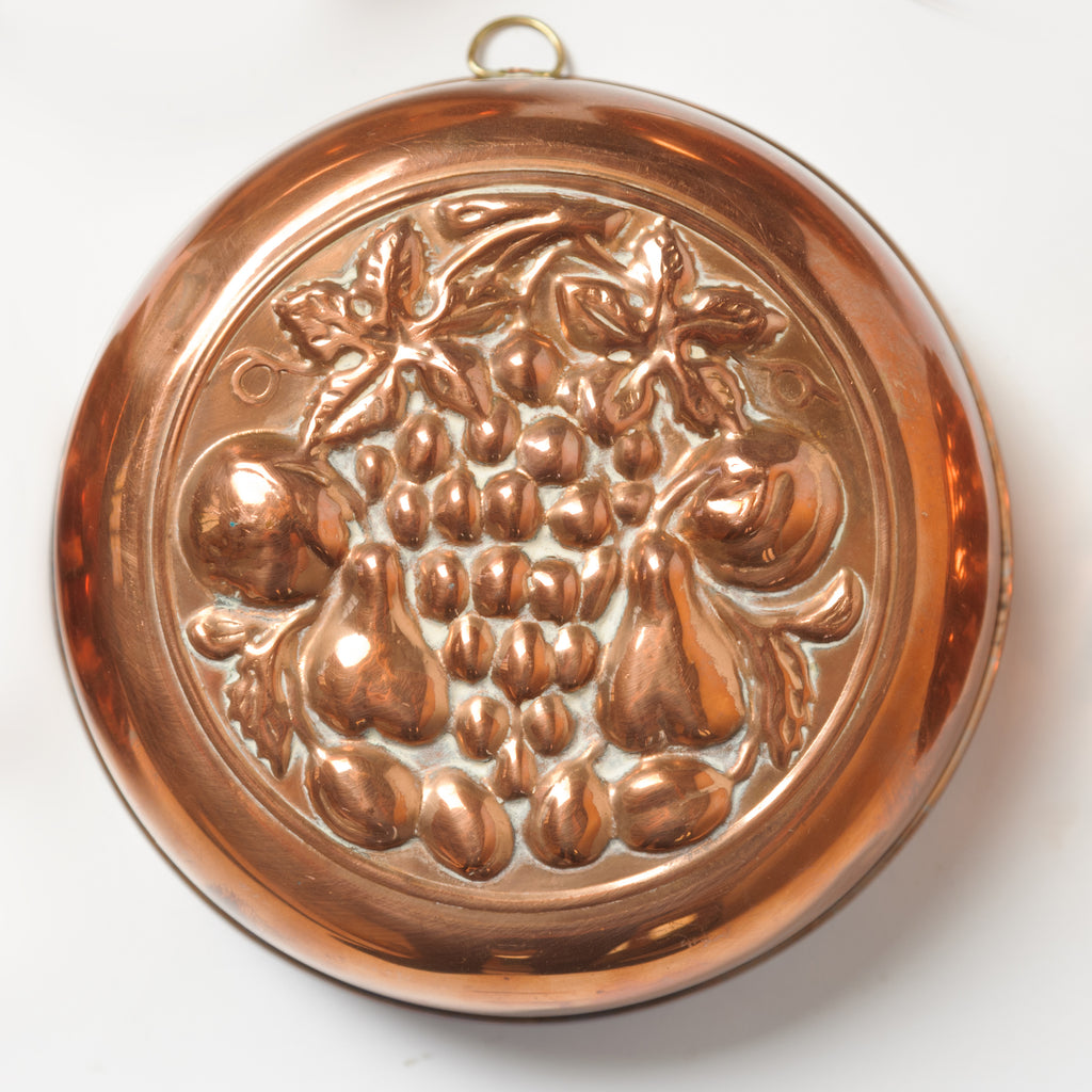 Collection Vintage Copper Pie and Jelly Moulds