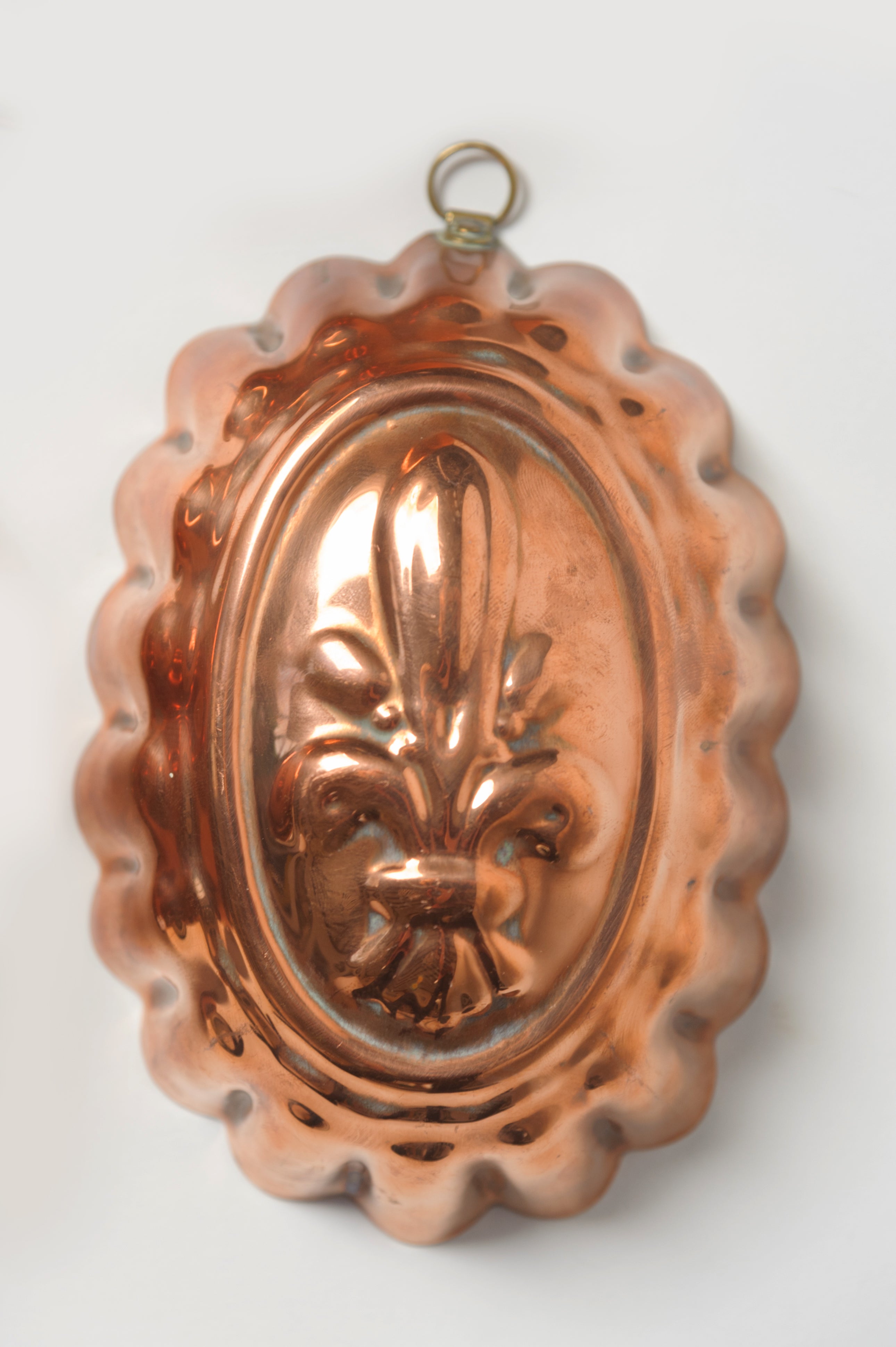 Collection Vintage Copper Pie and Jelly Moulds