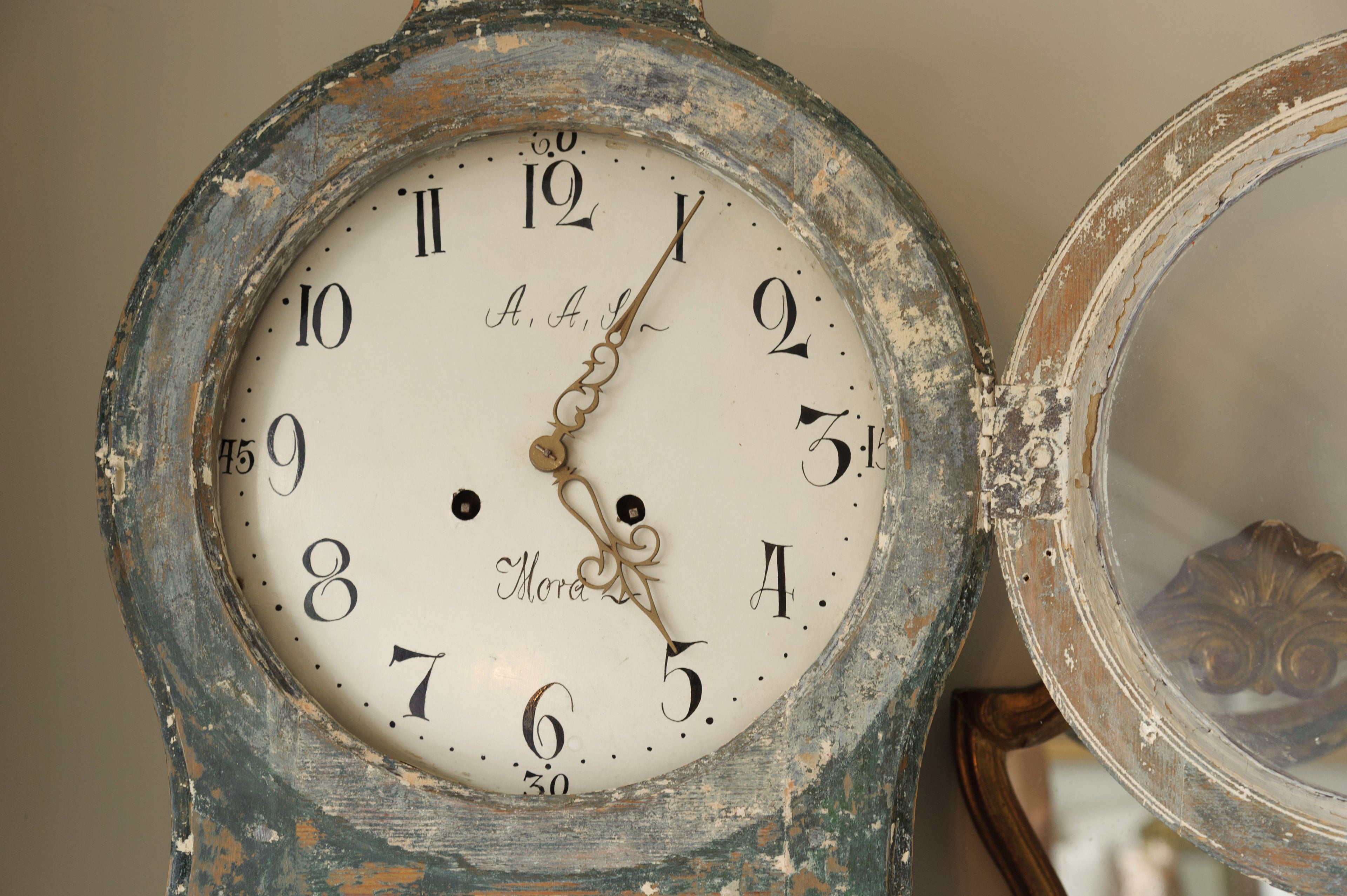 Antique Swedish Mora Clock