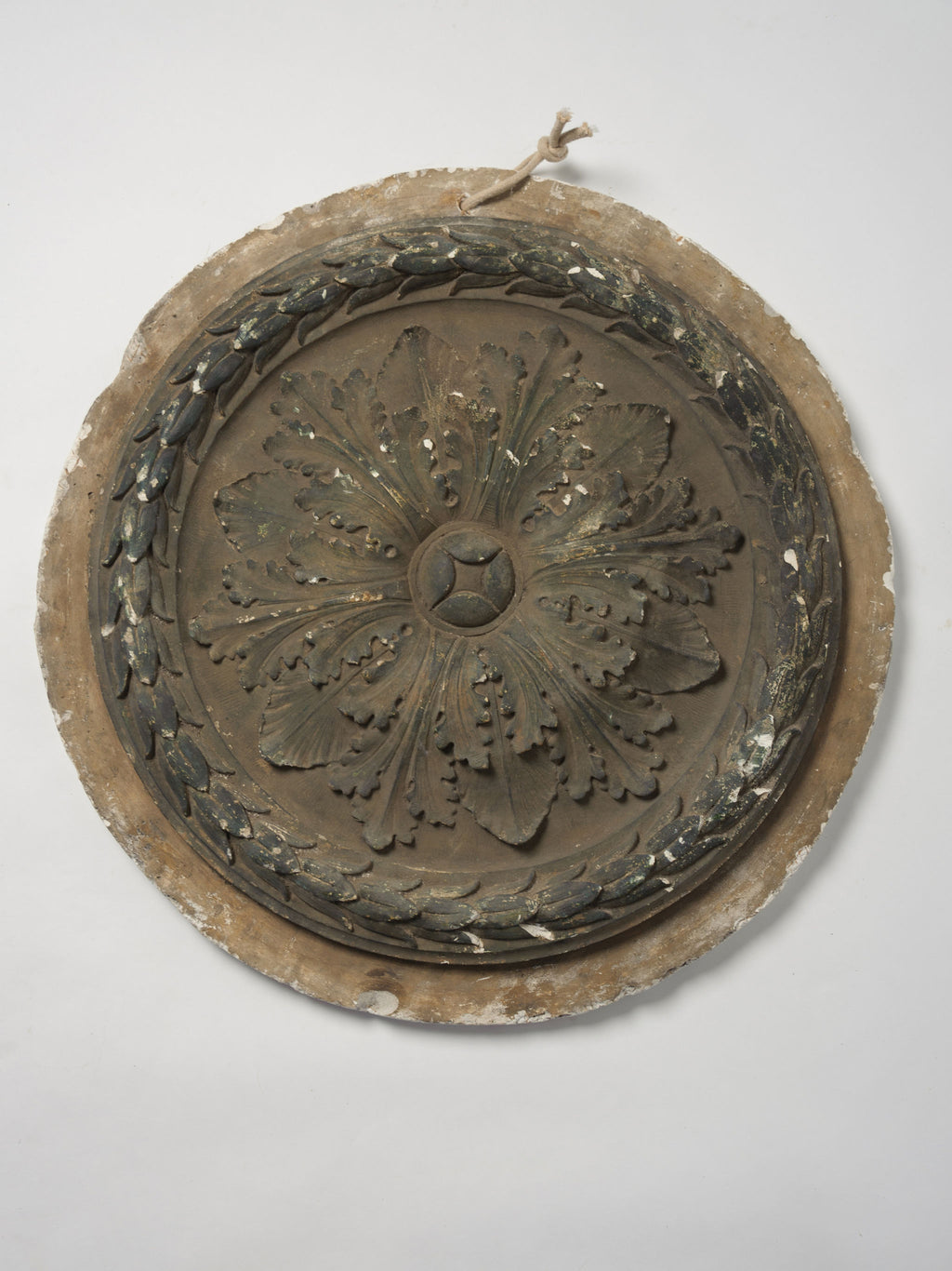 Antique French Plaster Ceiling Rose/Moulding