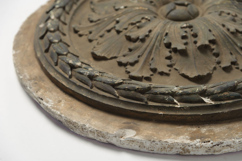 Antique French Plaster Ceiling Rose/Moulding