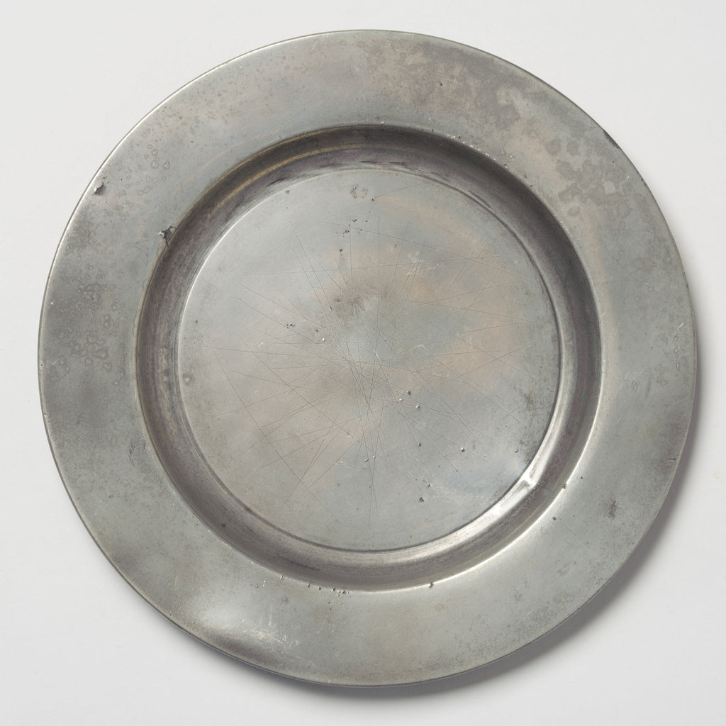 Collection Antique Pewter Plates