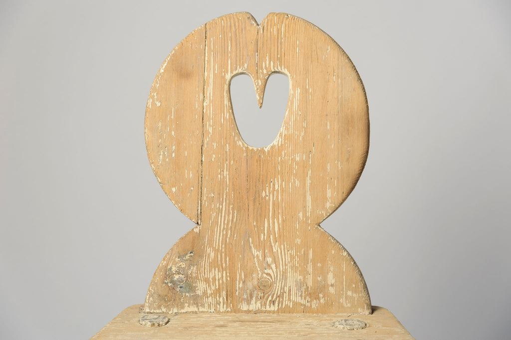 Antique Swedish Milking Chair