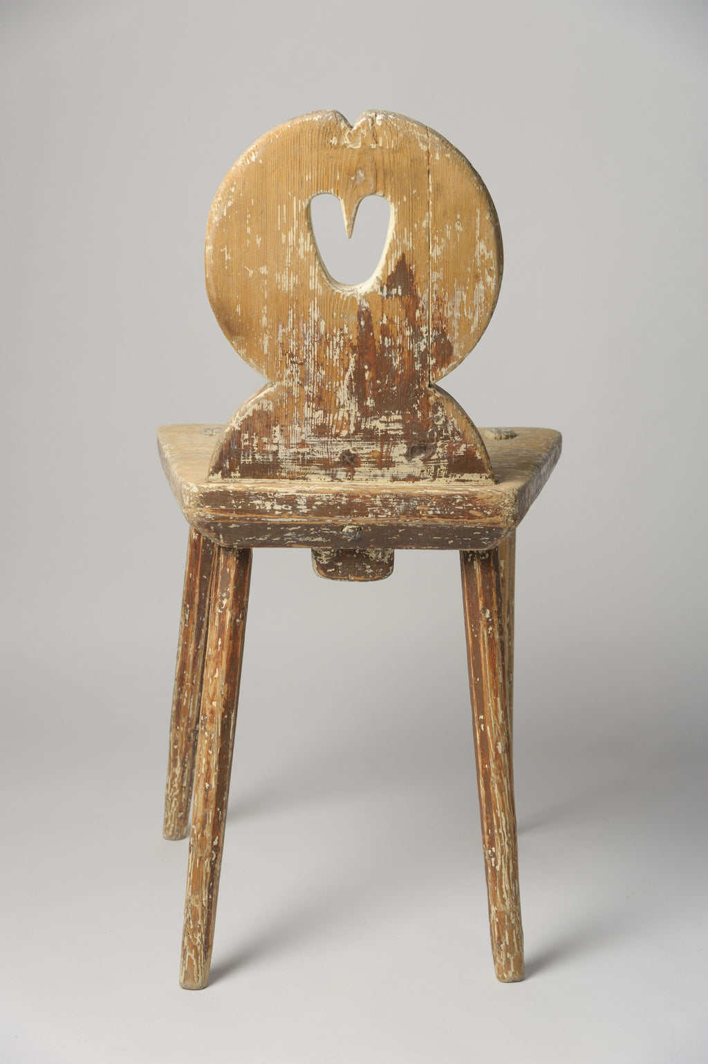 Antique Swedish Milking Chair