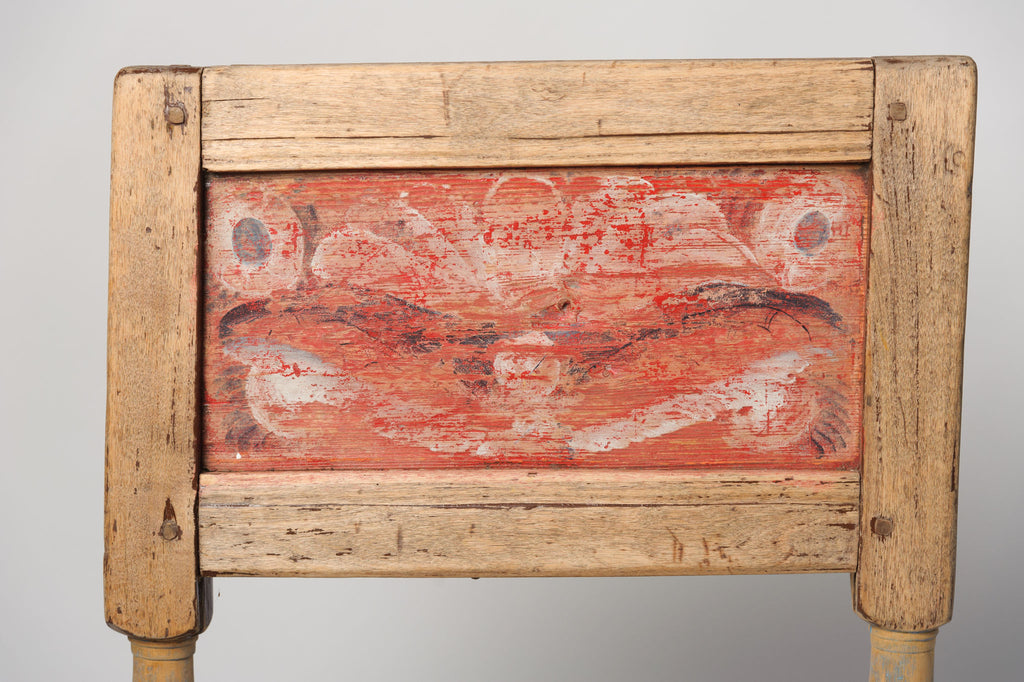 Antique Swedish Folk Art Chair