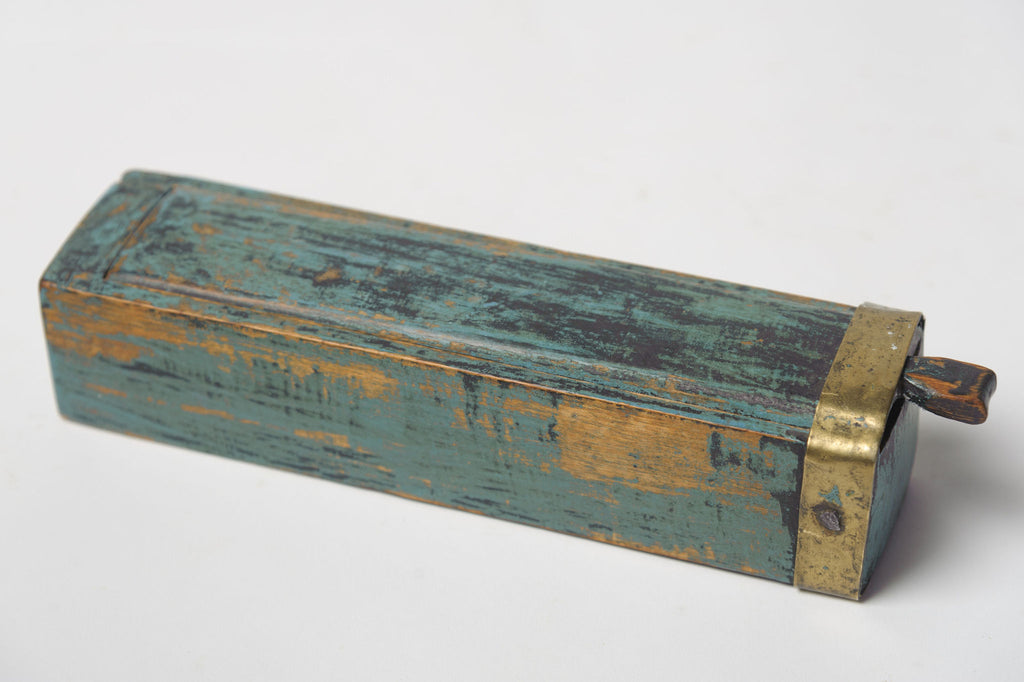 Handmade Swedish Pen box with original paint