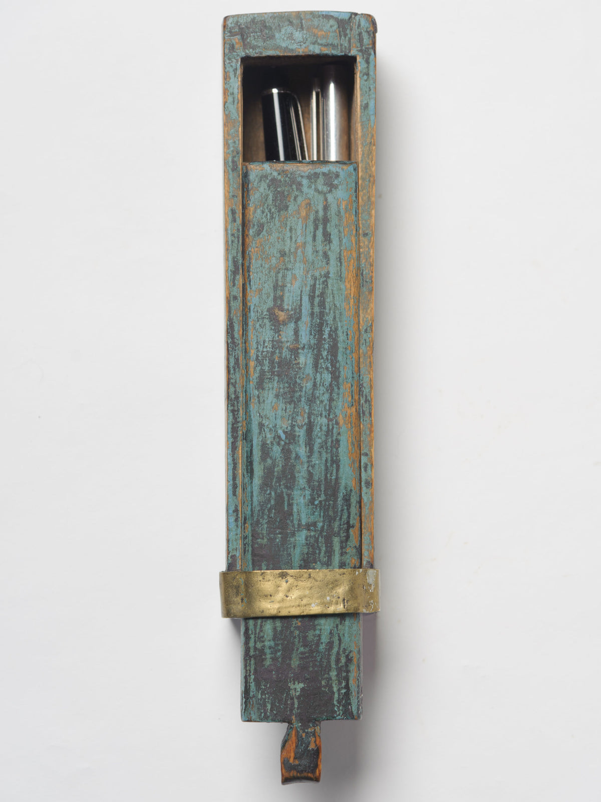 Handmade Swedish Pen box with original paint