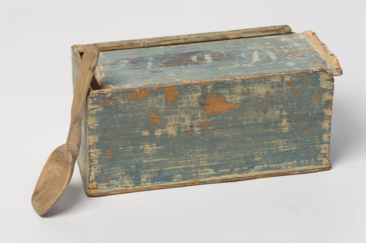 Antique Swedish Spice Box with original paint