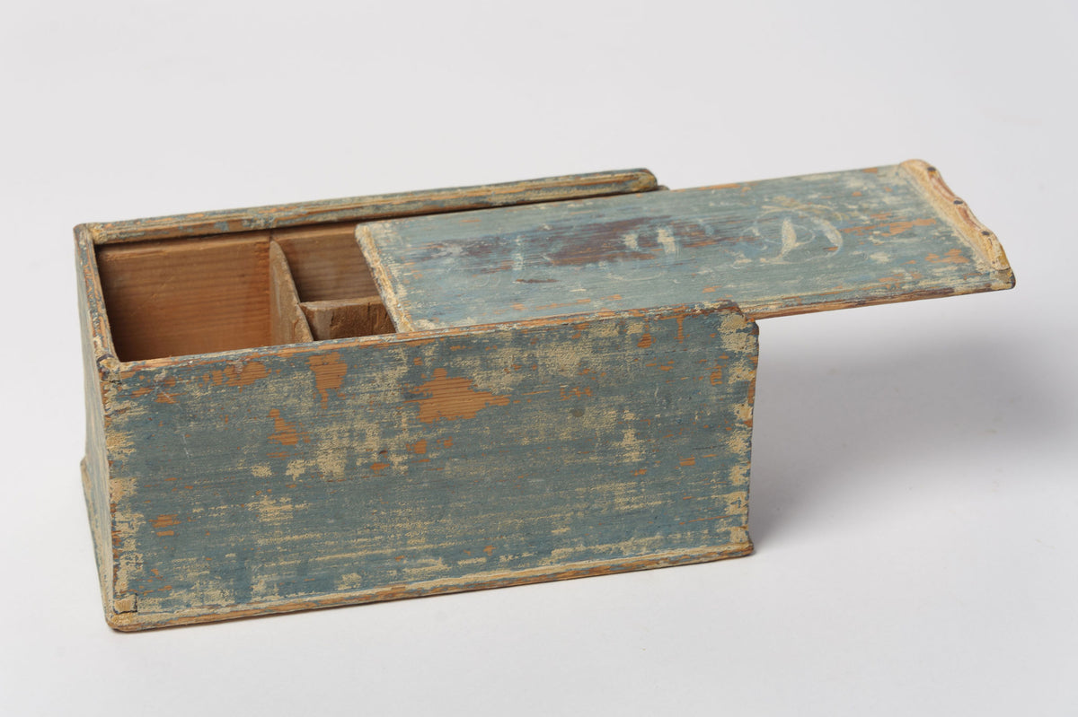 Antique Swedish Spice Box with original paint