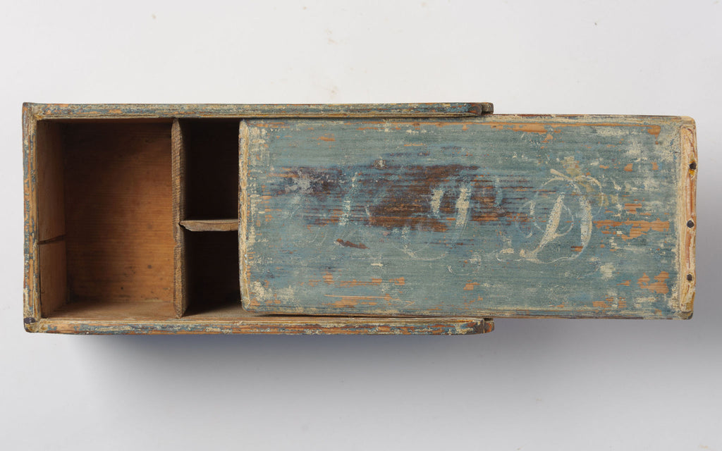 Antique Swedish Spice Box with original paint