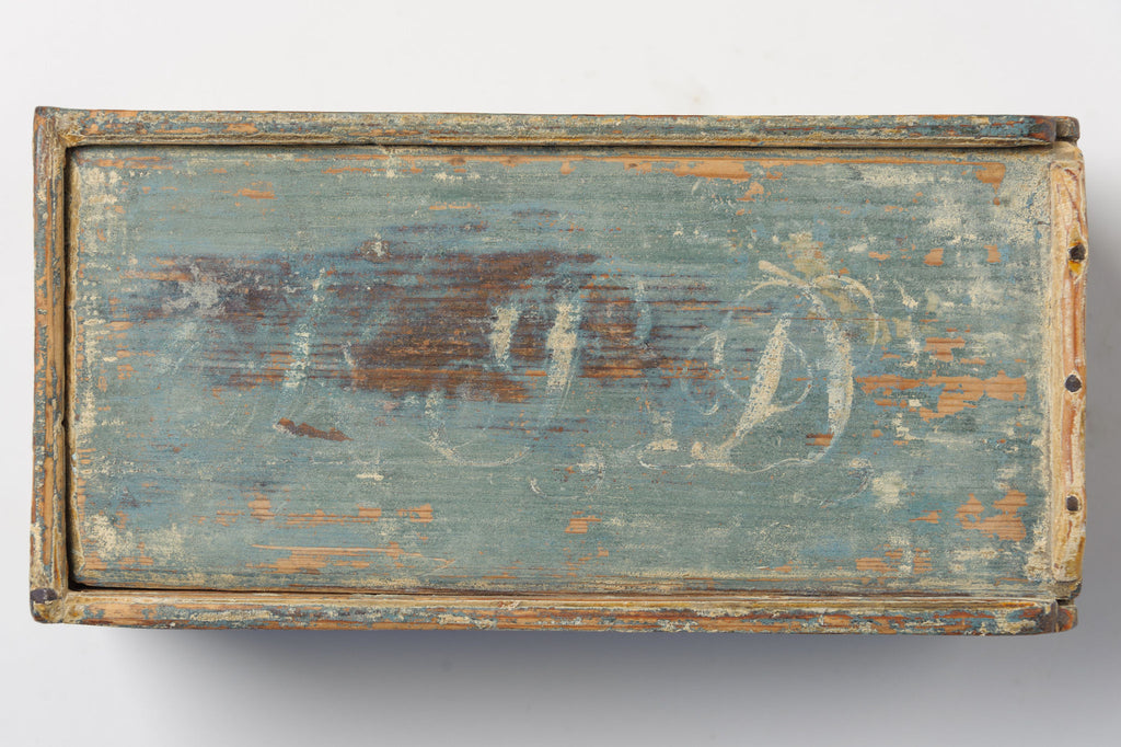 Antique Swedish Spice Box with original paint