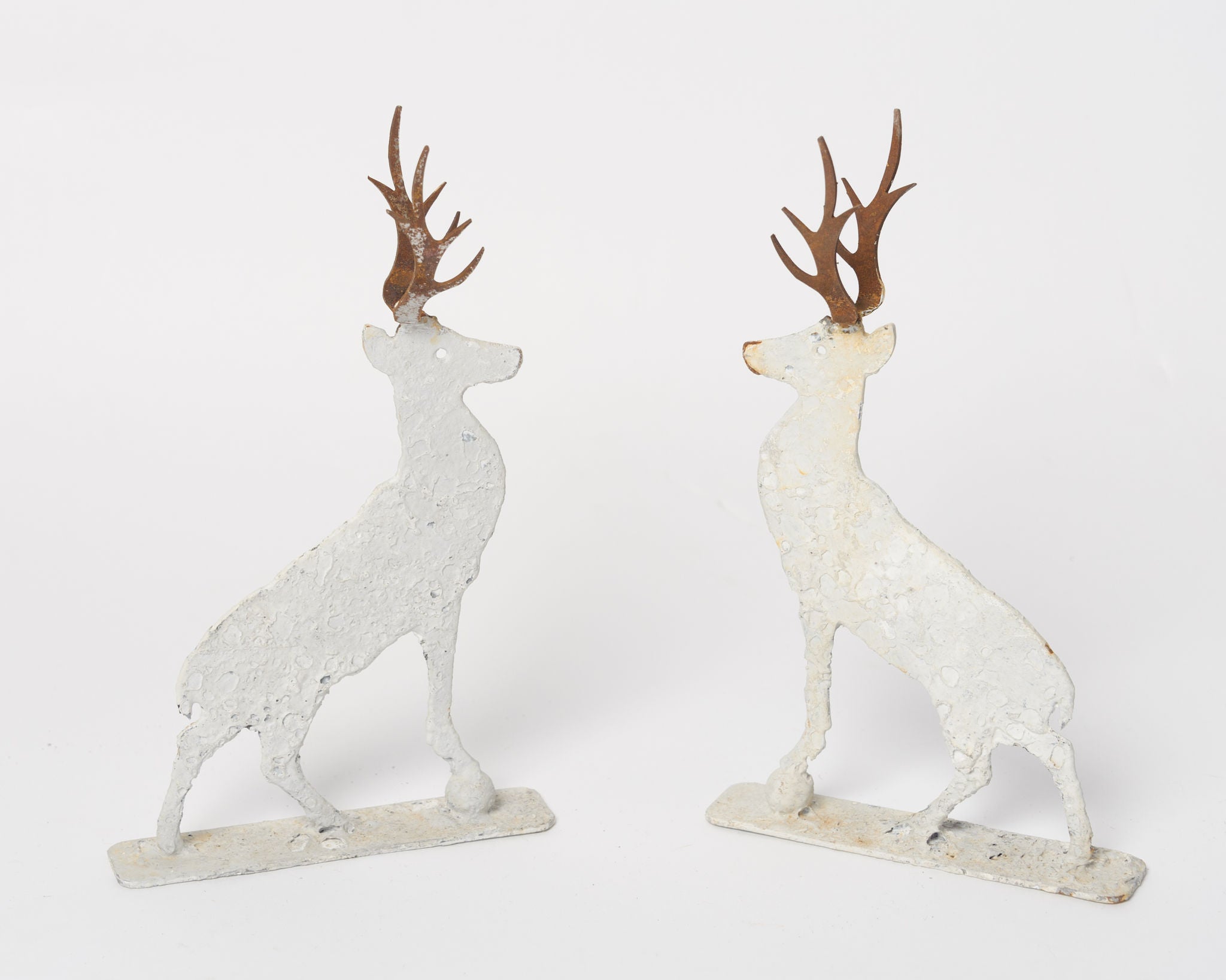 Handcrafted steel stag decorations