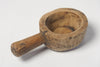 Antique Hungarian cup and wooden scoop