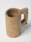 Antique Hungarian cup and wooden scoop