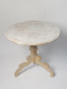 Antique 19th Century Swedish Round table, dry scraped