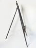 Large Antique French Wooden Tripod Easel with original black paint