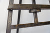 Large Antique French Wooden Tripod Easel with original black paint