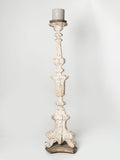 Antique French floor standing church candleholder