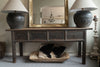 Stunning Antique Chinese painted console table with drawers