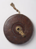 Vintage leather bound tape measure