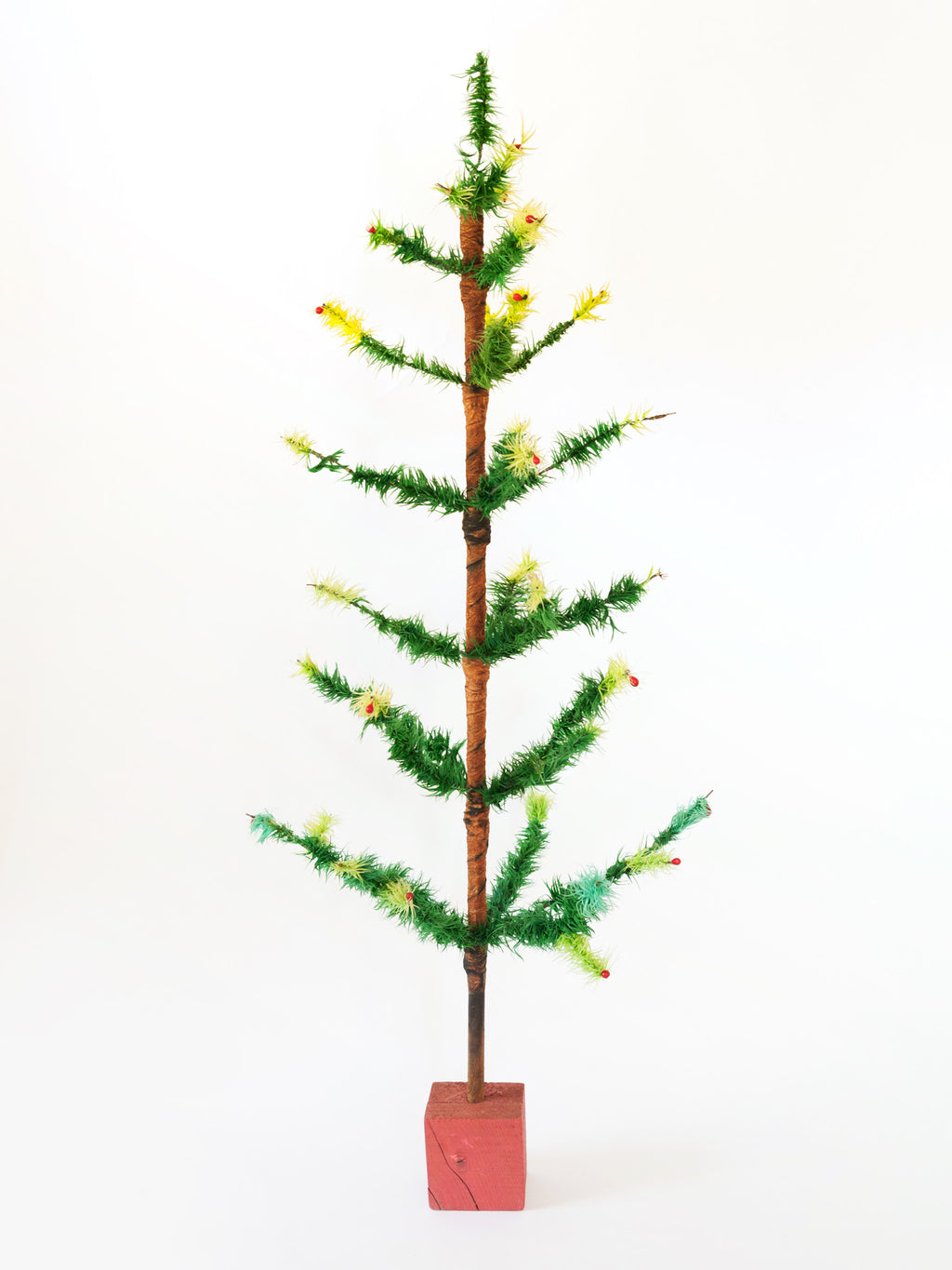 Amazing Vintage German Goose Feather Christmas Tree 3ft (92cm)