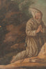 Antique 17th/18th Oil Painting of Saint Anthony the Abbot