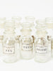 12 Vintage French Spice jars